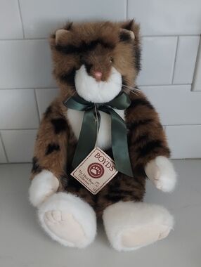 Vintage Boyd's Bears Suzy Snugglepuss Cat Plush Bean Bag Stuffed Animal W/ Tags